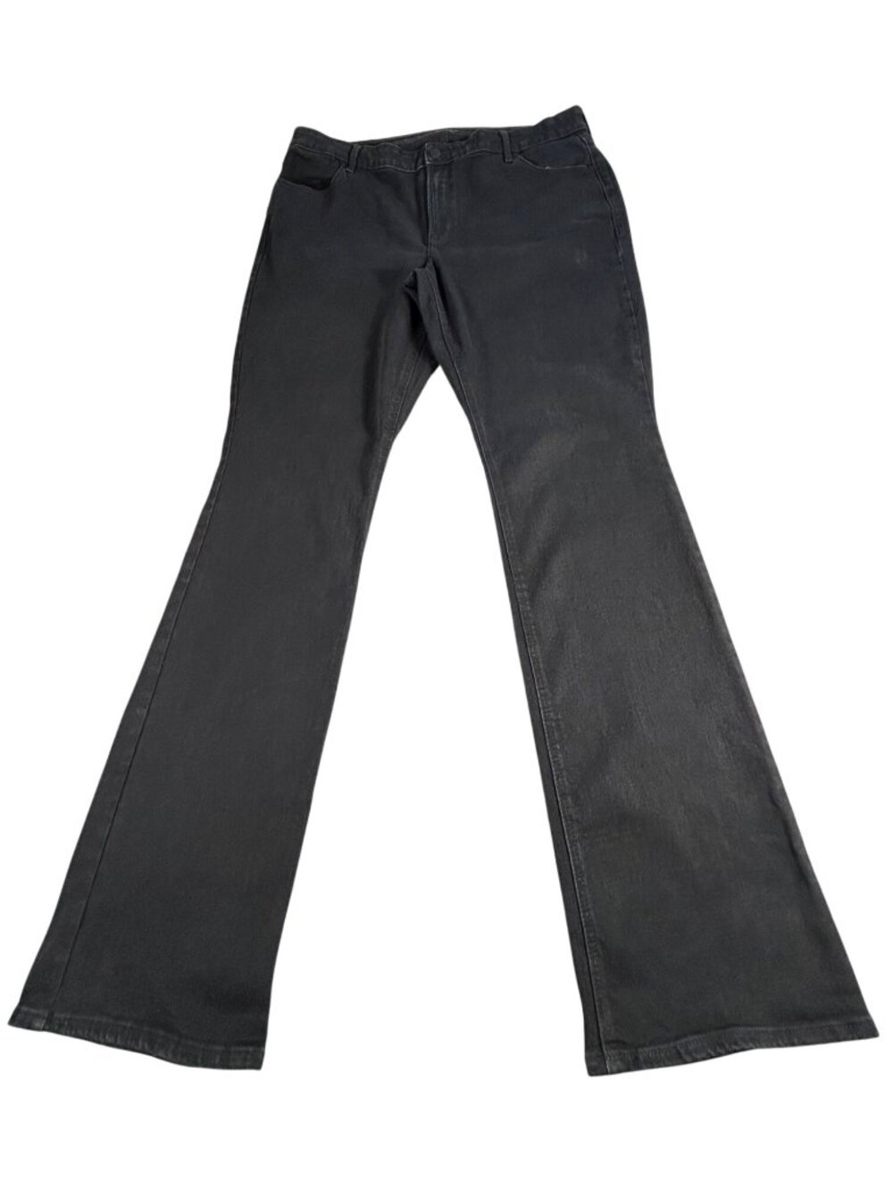 Old Navy Mid-Rise Boot Cut Black Jeans Women's Size 18 Tall Stretch Denim Casual